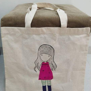 cloth bag with draw image